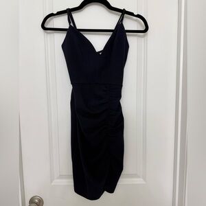 Navy Blue Midi Dress